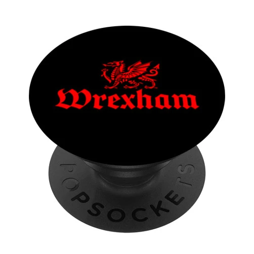 Wrexham Wales Cymru Welsh Dragon Flag Vintage Wrexham Wales Welsh Dragon Flag Vintage PopSockets Standard PopGrip