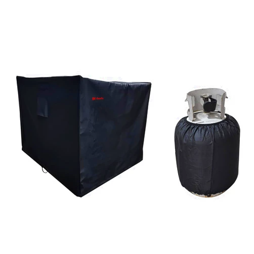 BBQ Coverpro Gas Fire Pit/Table Cover - Premium Patio Outdoor Cover Fits 36 inch,35 inch, 34 inch Fire Pit/Table Cover,Black, 36