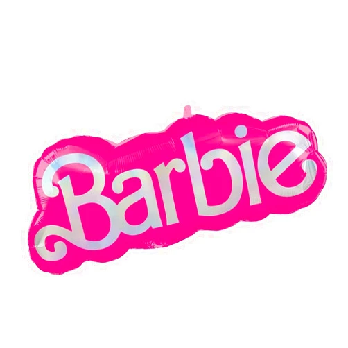 Amscan Anagram Super Shape Barbie 32 inch Hot Pink Foil Balloon