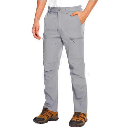 MAGCOMSEN Men's Hiking Pants 6 Pockets,Water Resistant Ripstop Outdoor Pants,Lightweight Quick Dry Fishing Work Pants