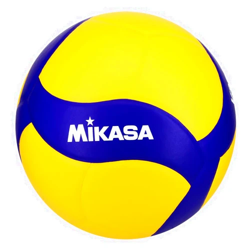 Mikasa V330W, Competition Club Indoor Game Volleyball, Blue/Yellow