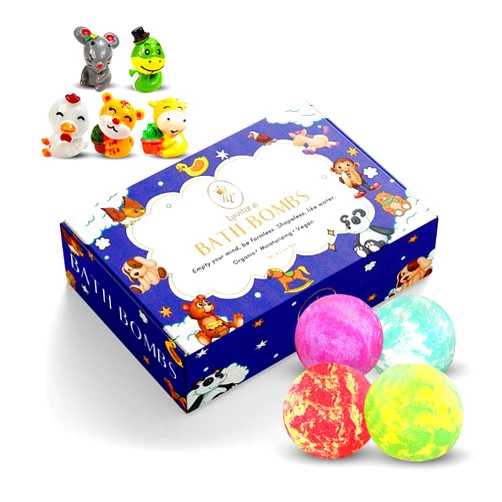 LV Levitural Levitural Bath Bombs – Fun & Educational Bath Time Gift Set – Fizzing Bath Bombs with Animal Toys & Figures – Safe and Exciting Gift in Multiple Package Options (Set of 12)