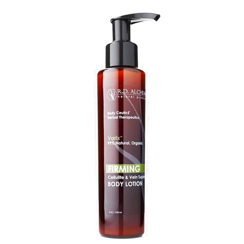 R.D. ALCHEMY RD Alchemy - Natural & Organic Firming Body Lotion for Cellulite, Crepey Skin. Firming Herbal Extracts improve the appearance of loose, dimply skin and the dreaded orange peel effect.