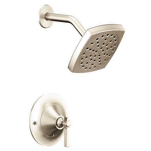 Moen TS2912EPBN Flara Posi-Temp Pressure Balancing Eco-Performance Shower Trim Kit, Valve Required, Brushed Nickel