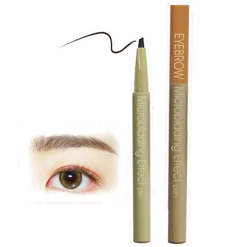 Pioautiy Glamiara Long-Lasting Microblading Effect Pen,Glamiara Eyebrow Microblading Pen,Glamiara Microblading Pen Waterproof,3D Waterproof Microblading Eyebrow Pen,Natural Effect Eyebrow Pen (Grey Brown)