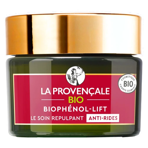 La Provençale Bio - Anti-Wrinkle Plumping Treatment - Biophenol-Lift - Enriched with Olive Oil and Hyaluronic Acid - For All Skin Types - 50 mL