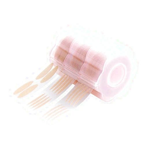 VASANA 1800PCS Beige Three Different Shapes Double Eyelid Tape Tool Invisible Beauty Double Eyelid Tape Stickers Makeup Breathable Big Eye Decoration for Mono-eyelids