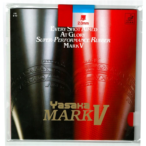 YASAKA Mark V Table Tennis Rubber (RED, 2.0mm)