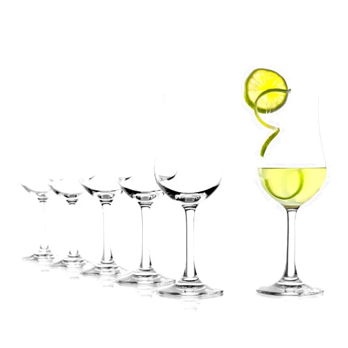 Stölzle Lausitz Professional Liqueur Glasses (Set of 6) - 3.5 oz - Lead-Free Crystal Brandy Glasses for Cognac, Bourbon Snifters with Pulled Stem, Elegant Tulip-Shaped Glassware, Dishwaher Safe