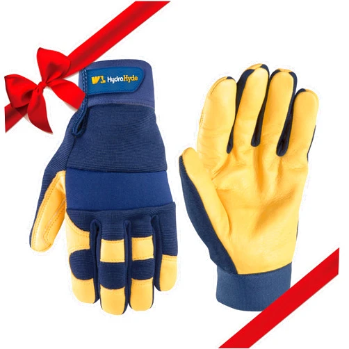 Wells Lamont Men's Leather Palm Work Gloves | Heavy Duty, Form Fitting for Improved Dexterity | Made with Water-Resistant HydraHyde, Extra Large (3207XL)