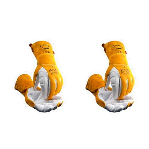 Caiman Premium Goat Grain TIG Welding Gloves Bundle - Large (1540-5) & X-Large (1540-6)
