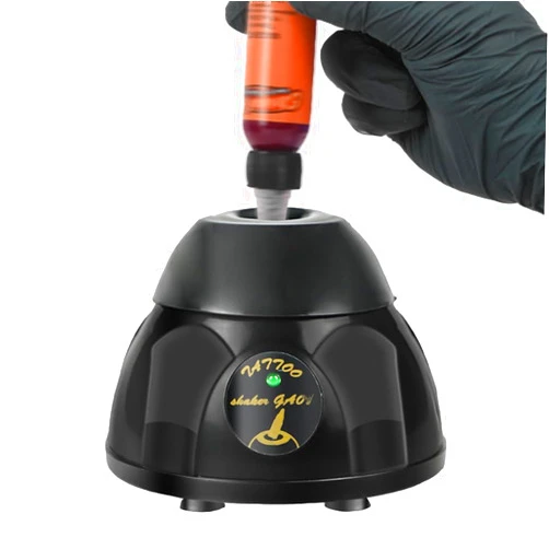 Gakonp Mini Vortex Mixer - Gakonp 4000rpm Paint Shaker Rechargeable Nail Polish Shaker Vortex Paint Mixer for Lab Mixing Tattoo Ink Eyelash Products Mini Ink Mixer with Touch Function