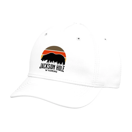 Jackson Hole Wyoming USA Outdoor Vintage Jackson Hole Adjustable Baseball Hat