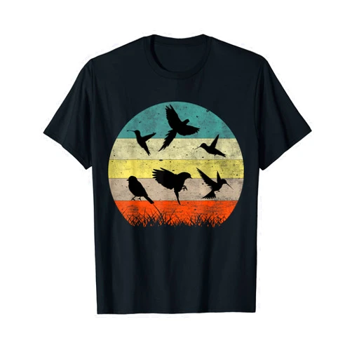 Bird Lover Whisperer Gift Vintage Birding Bird Watching Funny Bird Watcher Bird T-Shirt