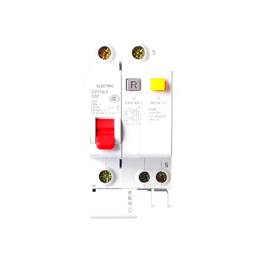 IQYGUORU Miniature Leakage Circuit Breaker DZ47sLE 1P+N (N Pole Straight-Through) C 50A