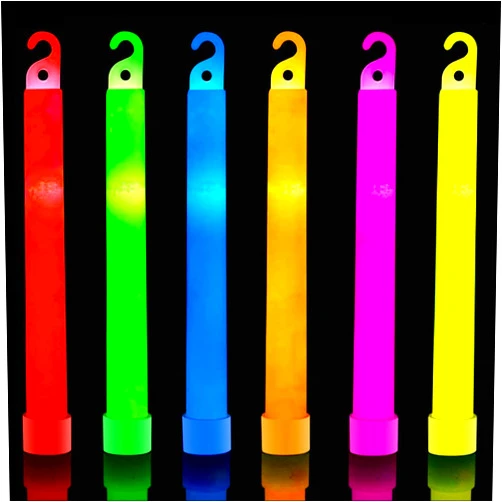 HSGUS 32 PCS Ultra Bright 6 Inch Glow Sticks - Emergency Bright Chem Glow Sticks with 12 Hour Duration - Camping, Hiking Glow Stick Lights - for Parties and Kids Activities - Blackout Or Storm Ready Use