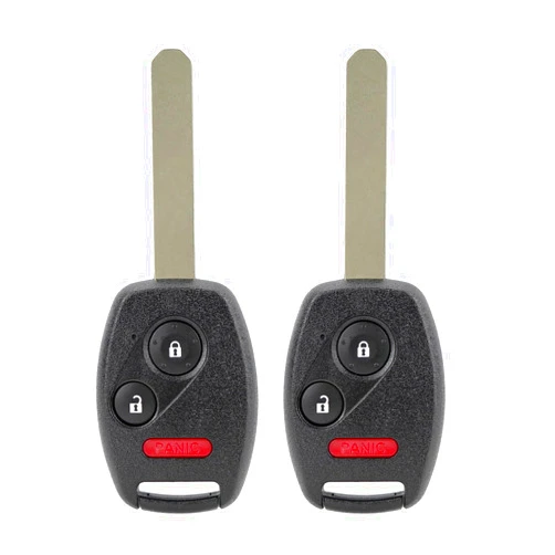 GZXNKEY Car Key Fob Remote Key Replacement for 2007 2008 2009 2010 Honda CR-V 2011 2012 2013 CR-Z Insight Honda Fit , 2010-2012 Crosstour Keyless Entry Remote MLBHLIK-1T , 35111-SWA-306 (Pack of 2)