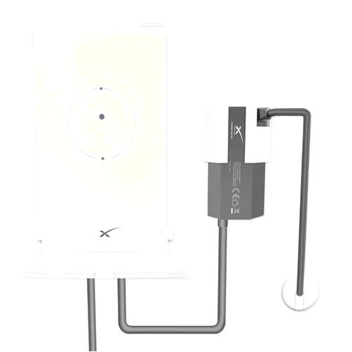 Sactulaz Wall Mount for Starlink Router and Ethernet Adapter Mounting Kits Including Cable Grommet,Wall Stander Bracket for StarLink Ethernet Adapter Holderand Gen2 WiFi V2 Mesh Router Mount