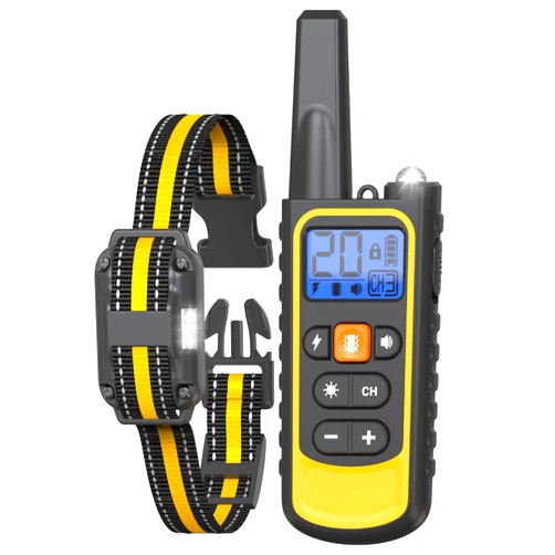 Doparet Dog Shock Collar with Remote Control, 3300FT Rechargeable Shock Collar for 8-120lbs Large Medium Small Dogs, Waterproof Dog Training Collar with 3 Training Modes, Security Lock