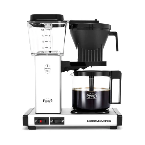 Technivorm Moccamaster 53930 KBGV 10-Cup Coffee Maker Matte Silver, 40 oz, 10 Cup, 1.25 L