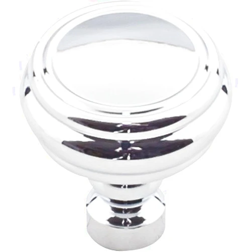 Top Knobs Brixton Rimmed Knob 1 1/4 Inch Polished Chrome
