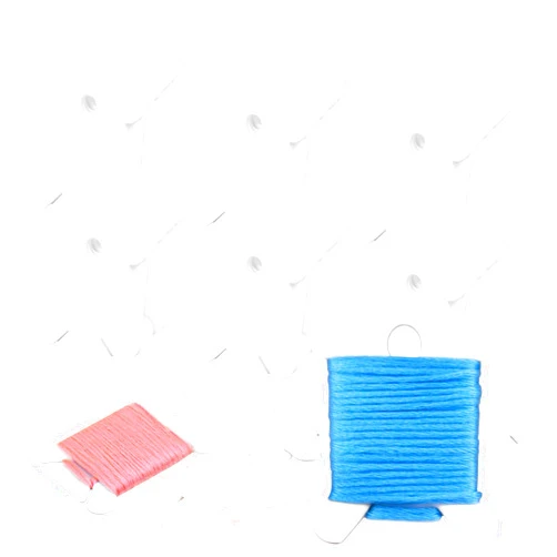 RAINFLOW 150PCS RAINFLOW Plastic Embroidery Floss Bobbins - White Embroidery Floss Organizer for Cross Stitch Yarn Bobbin Winder for Sewing Thread Storage Embroidery Needlework Supplies
