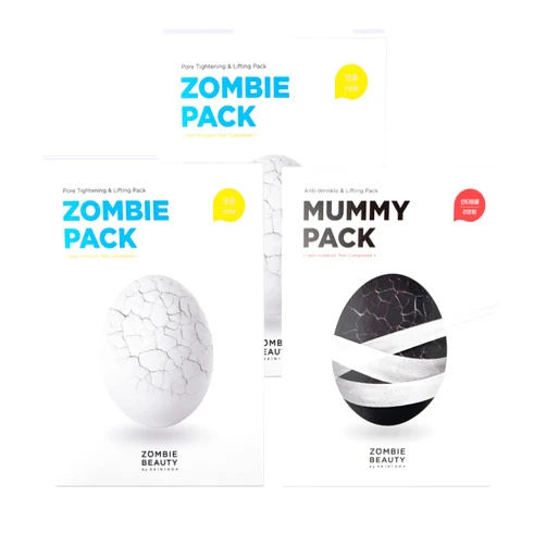 SKIN1004 Zombie Pack x 2 & Mummy Pack x 1 Set