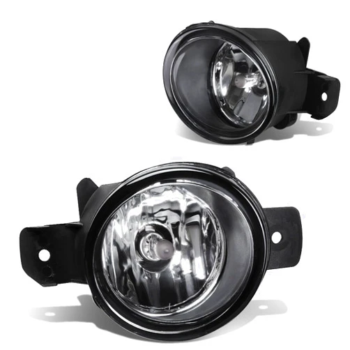 DNA MOTORING FL-ZTL-211-CH Fog Light Driver & Passenger Side [Compatible with 11-13 G37 / 13 JX35 / 08-10 M35 / 08-10 M45]
