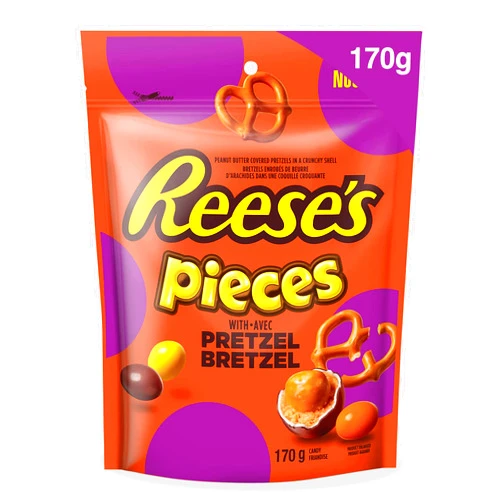 REESE'S PIECES with Pretzel Candy