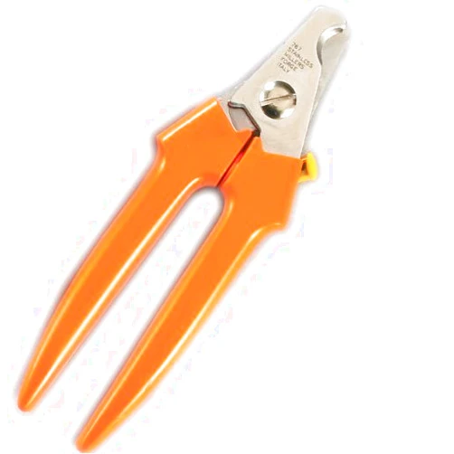 MF Large Dog Nail Clippers Orange Handled Precision Professional Grade Claw Care (Limited Edition)