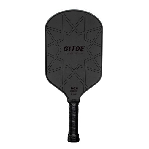 GITOE G-Pro Pickleball paddle – 16MM Raw Carbon Fiber T700 Pickleball Paddle with High Spin, Control & Power – 2024 USAPA Approved for ‎Professional Players