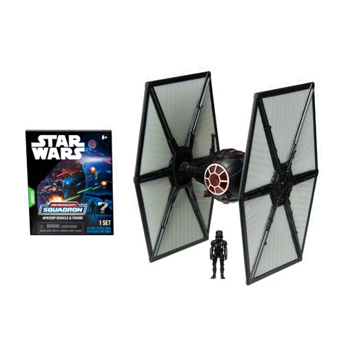 STAR WARS Micro Galaxy Squadron First Order TIE Fighter Mystery Bundle - 3-Inch Light Armor Class and Scout Class Vehicles with Accessories