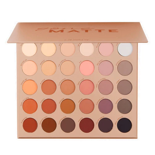 Colourpop Eyeshadow Palette - Eye Makeup Palette with Matte, Metallic, Matte Sparkle & Glitter Finishes - High-Pigment Eye Makeup with a Long-Wearing Formula - Gone Matte (0.3 oz)