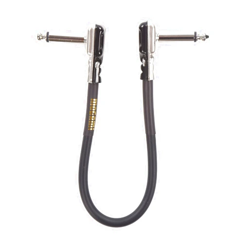 Mogami Gold Instrument PRR 1.0 Pancake Right Angle to Right Angle Pedal Cable - 10 inch