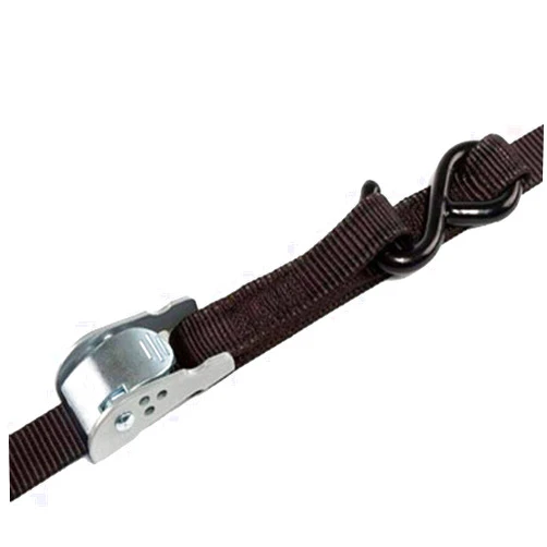 PROGRIP 412460 Medium Duty Cargo Tie Down Strap with Webbing and S-Hook: Aero Design Cambuckle, 8' x 1