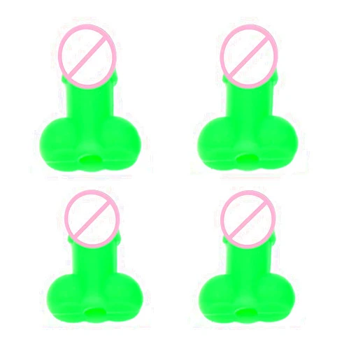 Selxran Funny Valve Stem Caps, 4 Pcs Tire Caps Car Bicycle Tire Silicone Valve Stem, Luminous Auto Wheel Air Valve Cap Universal for Cars,SUVs,Motorcycles Wheel Exterior