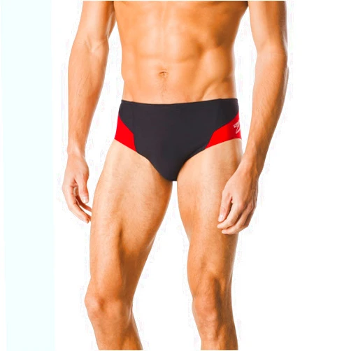 Speedo Men's Swimsuit Brief Endurance+ Splice Team Colors