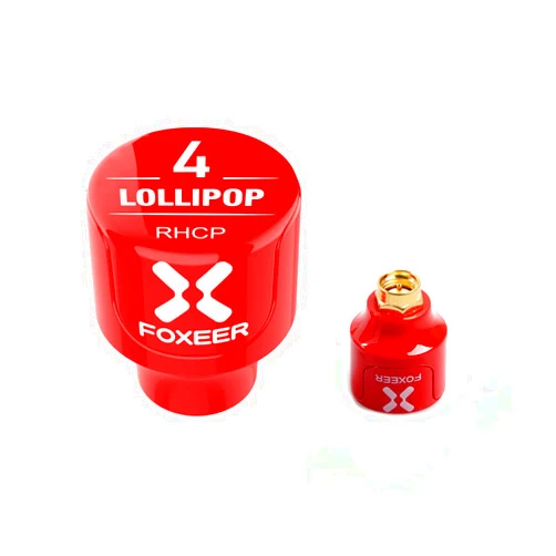 FOXEER 2pcs FOXEER FPV Antenna Lollipop 5.8GHz RHCP 2.5Dbi Stubby Antenna SMA for FPV Racing Drone Fatshark Goggles TX RX