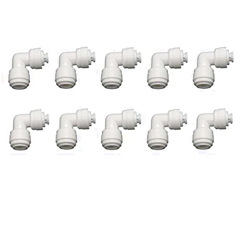 YZM Quick Connect fittings RO Water Filters Pack of 10 ( Elbow, 1/4