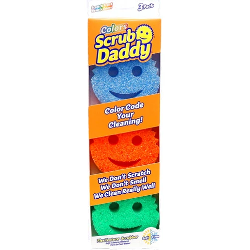 Scrub Daddy Colors, Flexible 3pk