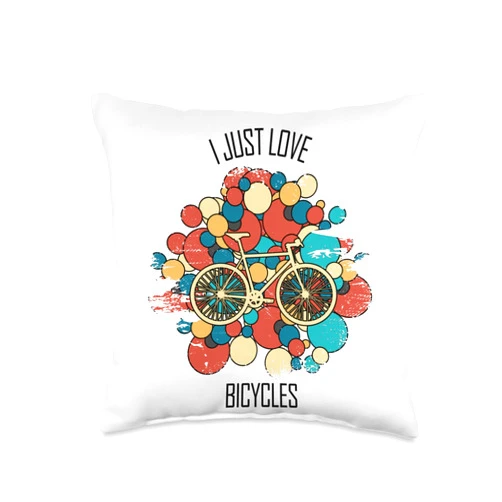 Fahrradwerkstatt Designs & Sprüche Fitter Bicycle Two-Wheel Mechanic Saying Throw Pillow, 16x16, Multicolor