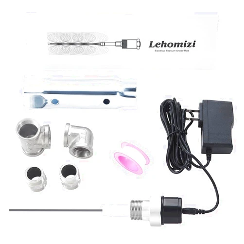 Lehomizi Upgrade Powered Anode Rod for Hot Water Heater Tank, Electrical Anode Rod, Eliminates Rotten Egg Smell (for Bradford White Water Heater)