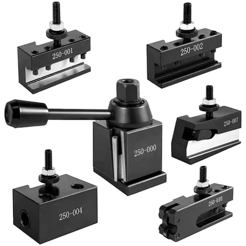 HQHSGCGVA Holders for lathes 250-000/250-001/250-002/250-004/250-007/250-010 Wedge Type GIB Quick-Change Holders for lathes(6PCS-Set)