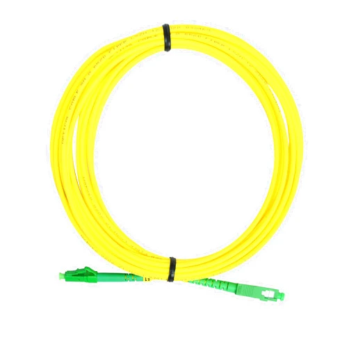 OpZonik 1M LC APC to SC APC Fiber Optic Patch Cable Single Mode Simplex Optical Patch Cord 9/125µm Fiber Optic Cable LC APC-SC APC 1 Meter (3.2ft)