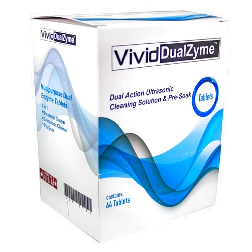 Pearson Vivid Dualzyme Ultrasonic Cleaning Solutions Tablet - for Dental Instruments - Pack of 64