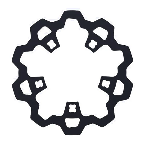 Lyndall Brakes 3-231 Enforcer One Piece Rotor - Black