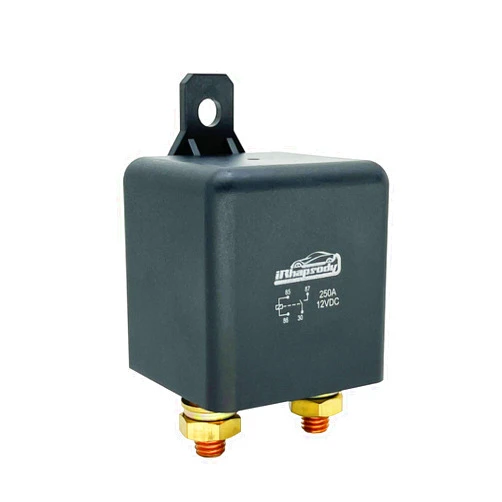 iRhapsody 250A 12V Relay, 4 Pin SPST High Current Control, Split Charge Switch