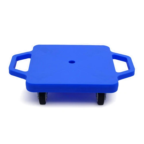 Joonly Kids Sitting Board with Universal Wheels - Safety Plastic Scooter for Kids Ages 6-12 - Manual Sport Scooter with Handles for Gym Class