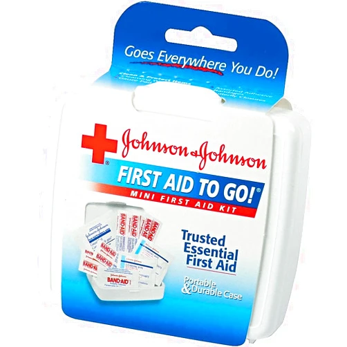Johnson & Johnson First Aid To Go Kit (Set of 12 Piece )