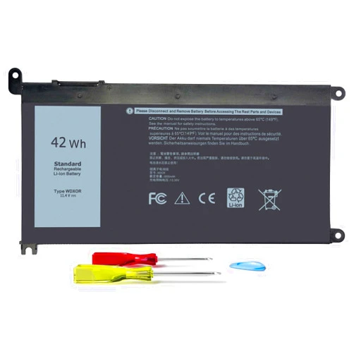 ZAYAUPVL WDX0R Replacement WDXOR 42WH Laptop Battery for Dell Inspiron 13 15 5000 7000 Series 7573 5570 7579 7378 5567 5565 5379 Latitude 3490 3590 3340 3400 3390 3500 Vostro 5568 P69G P58f P66F 11.4V
